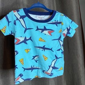 Baby shark shirt for baby boy / toddler